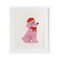 Stupell Industries French Poodle in Beret Framed Print Under Glass, design by Jessica Beck